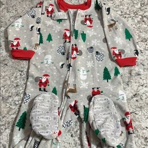 Carters Size 24 months onesie Christmas pyjamas